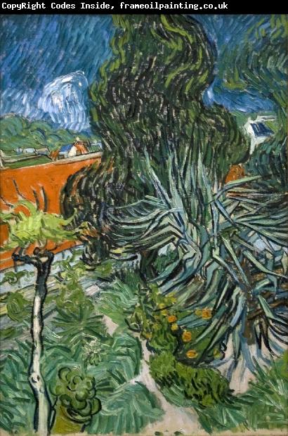 Vincent Van Gogh Doctor Gachets Garden in Auvers